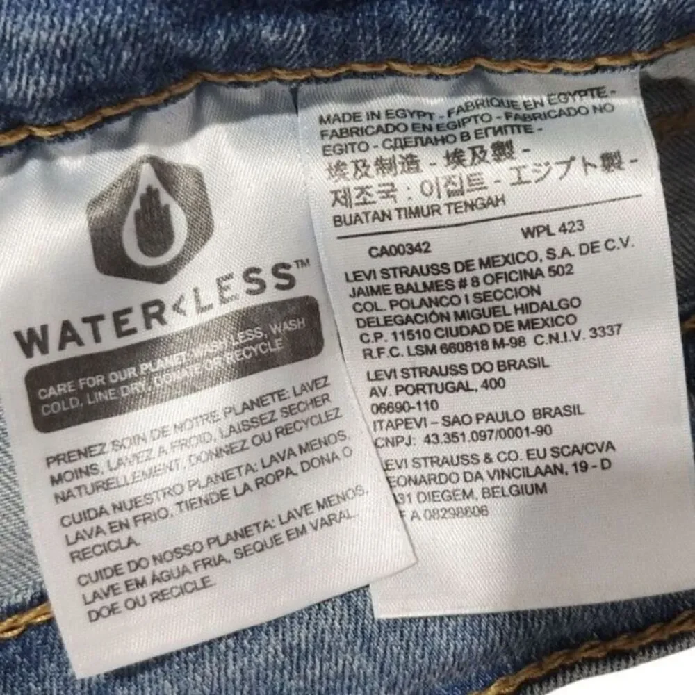 Levis 541 Athletic Taper Jeans Light Wash Stretch Mens Size 52 x 30